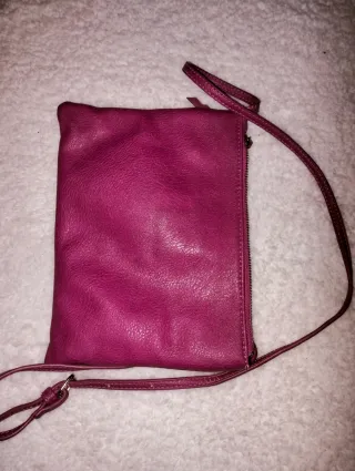 Bolso de mano rosa