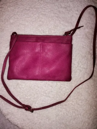 Bolso de mano rosa
