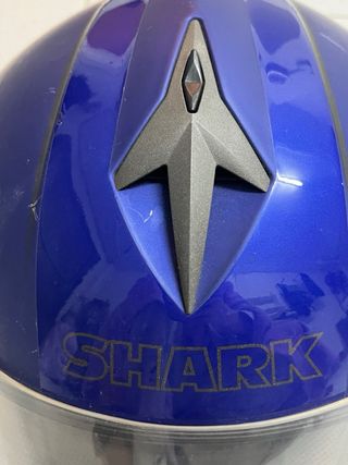 Casco moto Shark Azul