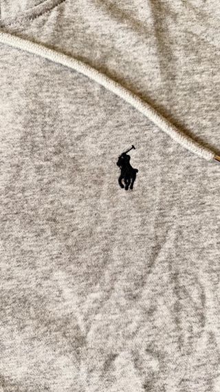 Sudadera Polo Ralph Lauren Gris Cremallera