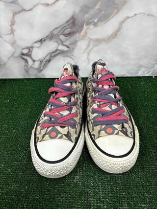 Converse taglia 36 fantasia geometrica