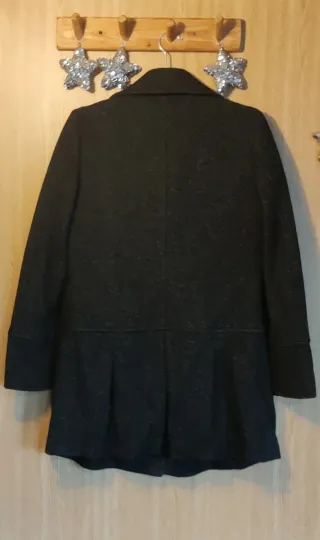 Abrigo Armani Jeans Negro Mujer