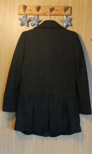 Abrigo Armani Jeans Negro Mujer