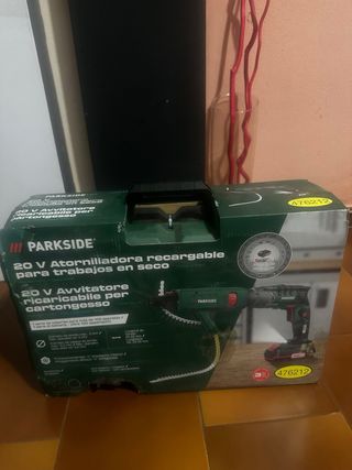 Atornillador Parkside Pladur 20V Nuevo