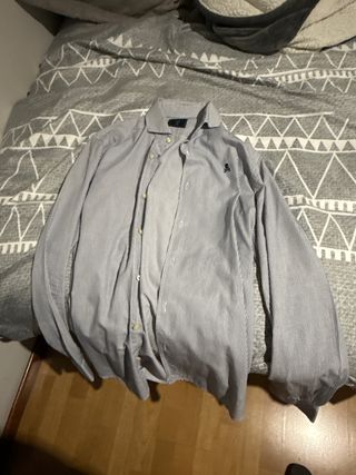 Camisa Scalpers Rayas Azul y Blanco