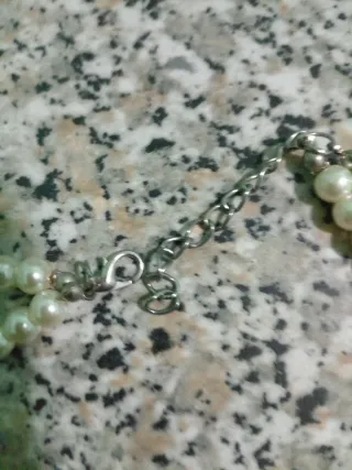 Collana perle e cristalli stile antico