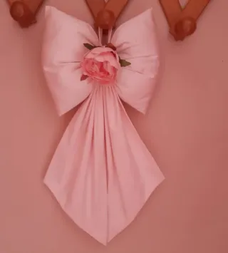 Fiocco decorativo rosa
