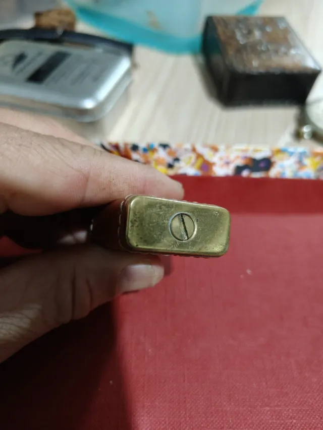 Mechero Jack Daniel's Cuero Dorado