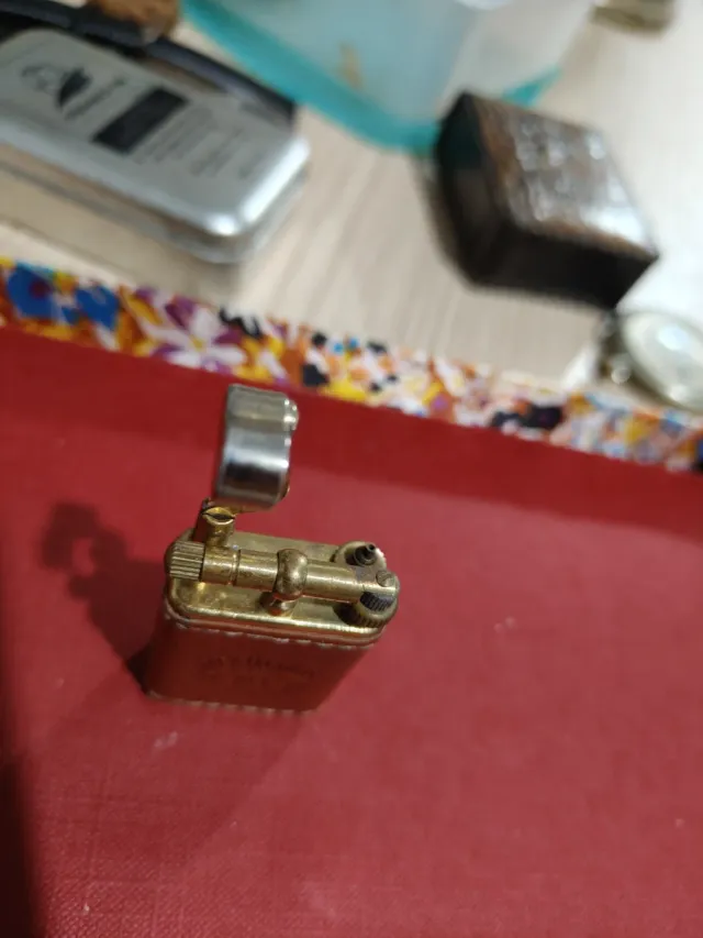 Mechero Jack Daniel's Cuero Dorado