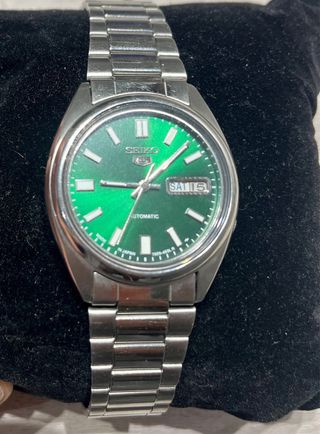 Seiko 5 Automático Verde Vintage