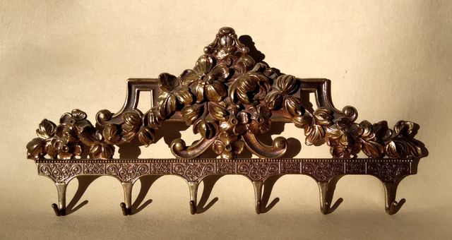 Portachiavi vintage ottone Italia