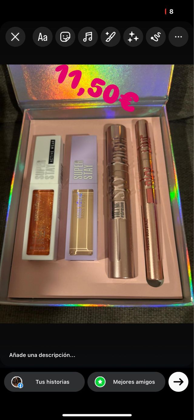 Kit Maquillaje Miss Royal Fashion