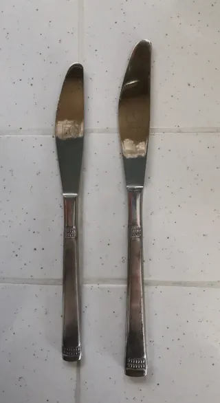 Set 24 coltelli vintage acciaio inox