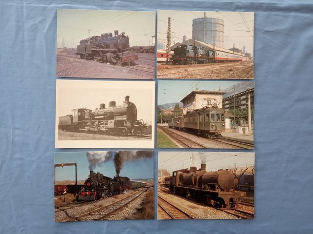 Coleção 24 Postais Amics del Ferrocarril anos 80