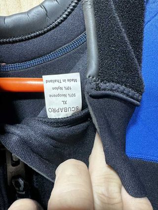 TRAJE T-XL NEOPRENO SCUBAPRO 2.5mm