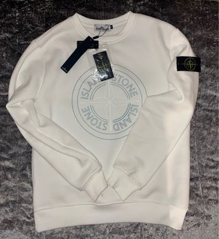 Sudadera Stone Island Blanca