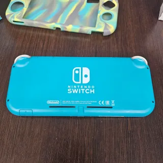 Nintendo Switch Lite Blu + Custodia + Scatola