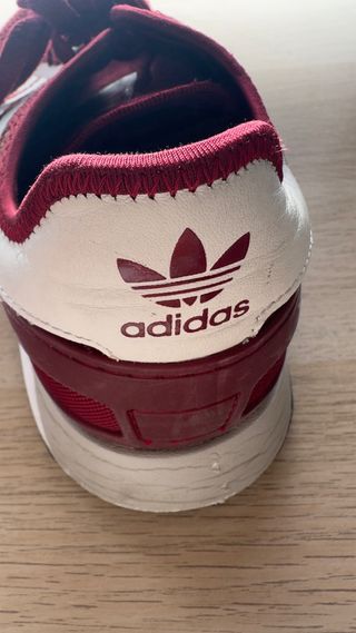 Deportivas Adidas N-5923 Rojas y Blancas