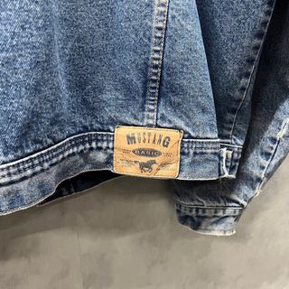 Giacca Denim Mustang Sherpa Y2K Vintage XXL