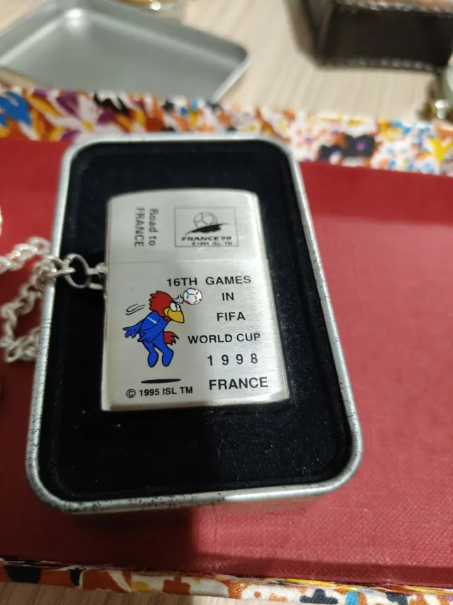 Mechero Zippo France 98 FIFA Mundial