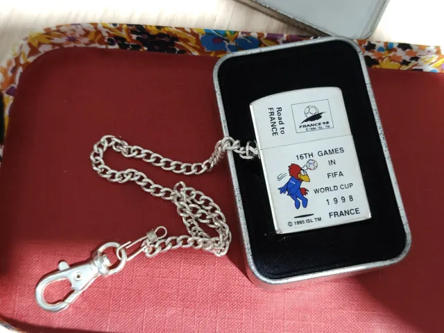Mechero Zippo France 98 FIFA Mundial