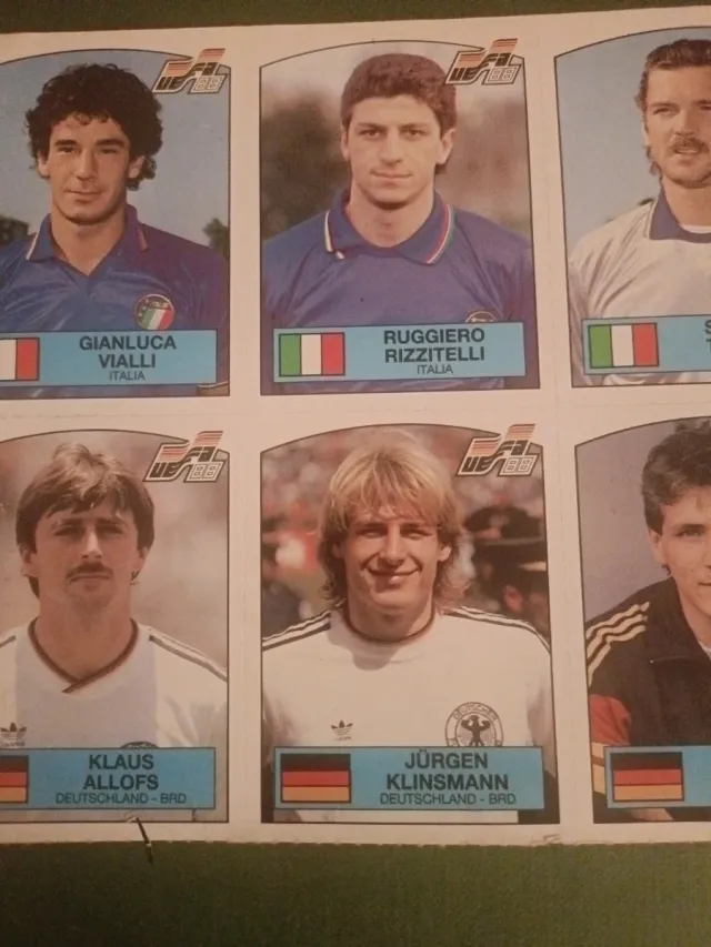Cromos Panini EURO 88 TP