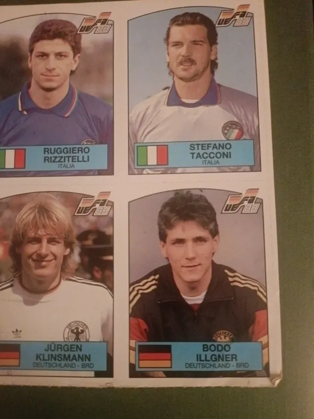 Cromos Panini EURO 88 TP