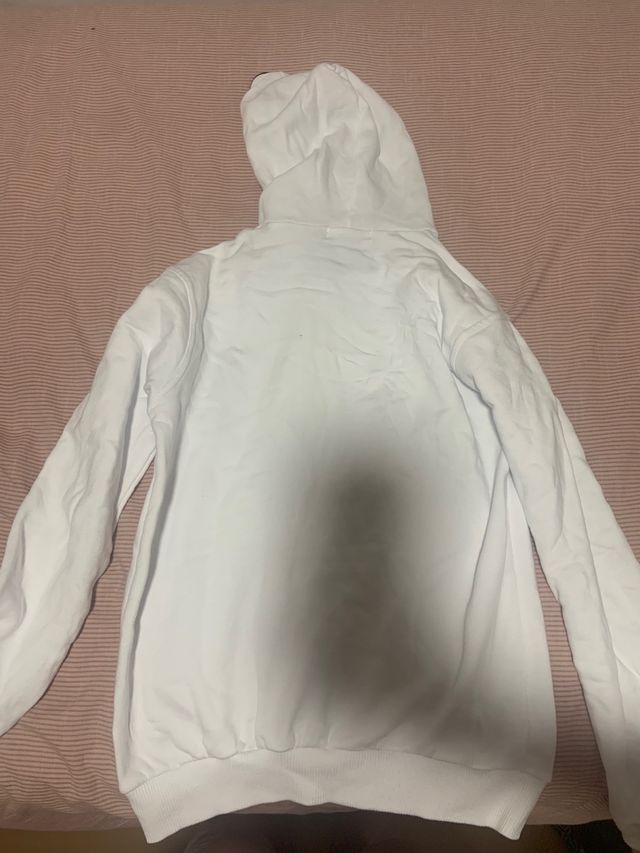 Sudadera Lacoste Blanca Bordada