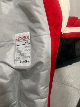 Chaqueta Ellesse Vintage Roja Talla S