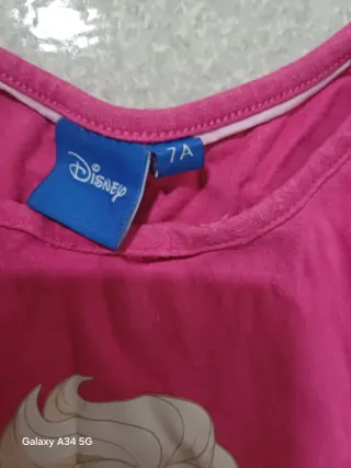 Canotta bambina Disney Frozen 7 anni