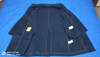 Cappotto Borromini uomo blu