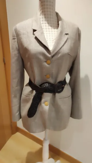 Americana cuadros Príncipe de Gales ligera