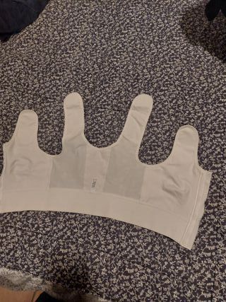 Sujetador deportivo Nua 80F Blanco