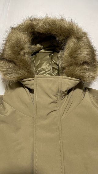 Parka Uniqlo híbrida plumas Talla S