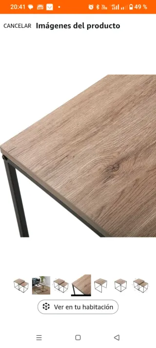 Tavoli ausiliari impilabili in legno e metallo