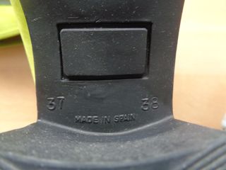 Zapatos ante verde pistacho nº 37 / 38