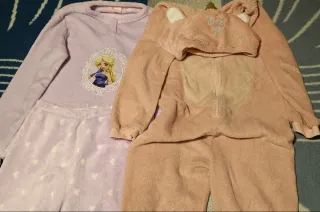 Pijama niña unicornio y princesa