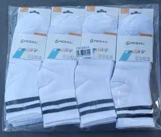 12 pares calcetines deportivos PESAIL talla 40-46