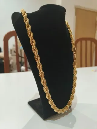 Cordón laminado en oro  | Cordón trenzado 18k