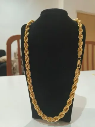 Cordón laminado en oro  | Cordón trenzado 18k