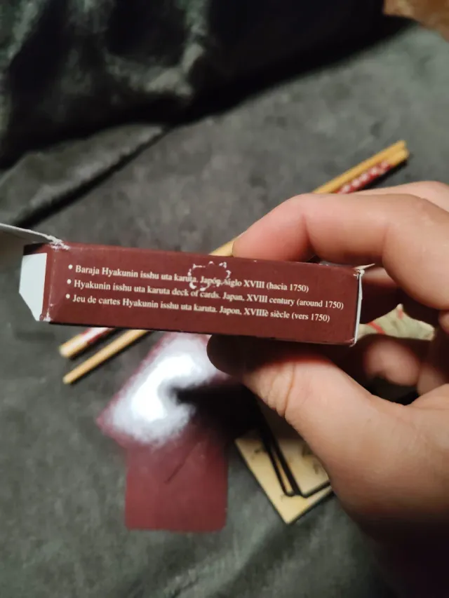 Cartas Giappone 1750 + Bacchette