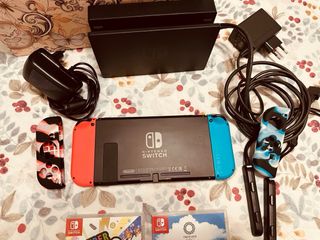 Nintendo Switch Negra y Multicolor como nuevas