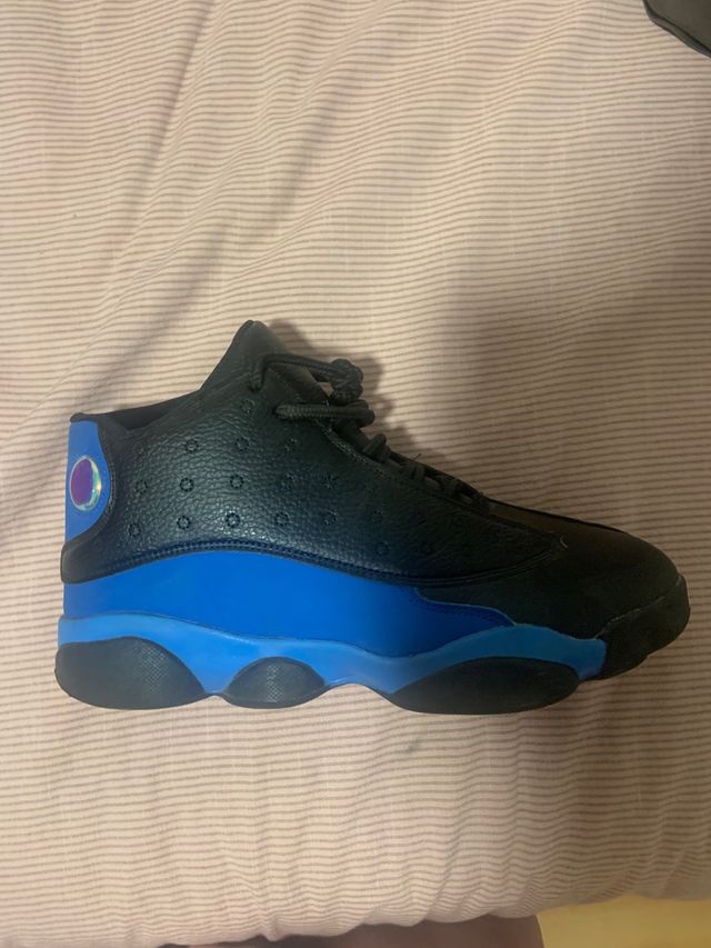 Jordan 13 Negro y Azul