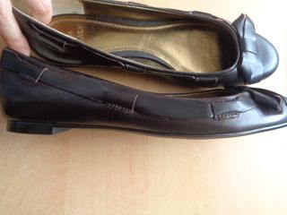 Manoletinas Zara Marrón Talla 39