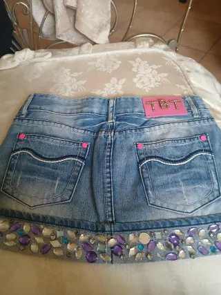 Minigonna TBT con paillettes