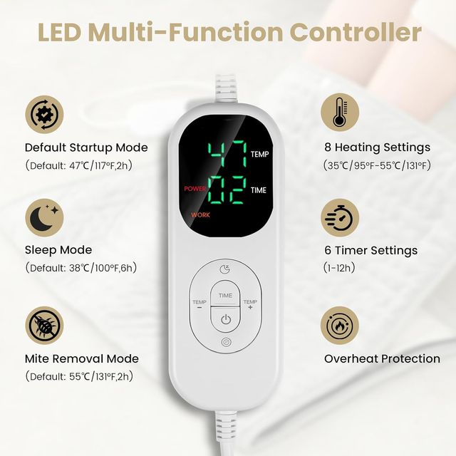 Almohadilla Eléctrica Calentador Pies