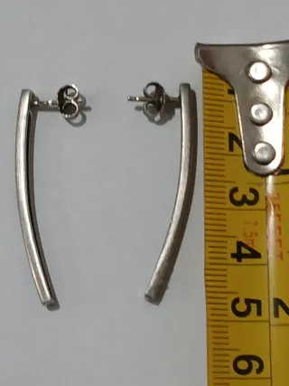 Brincos Prata Portuguesa 925,Com Contrastes