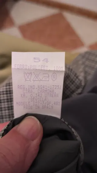 Chaqueta de hombre Talla 54