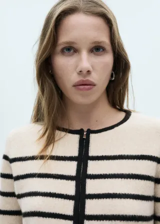 Chaqueta tweed MANGO impecable