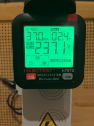 Caja protecciones cargador VE con doble rearme